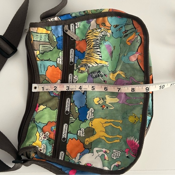 Vintage Y2K LeSportsac Multicolor Animal Print Bag - Picture 9 of 9